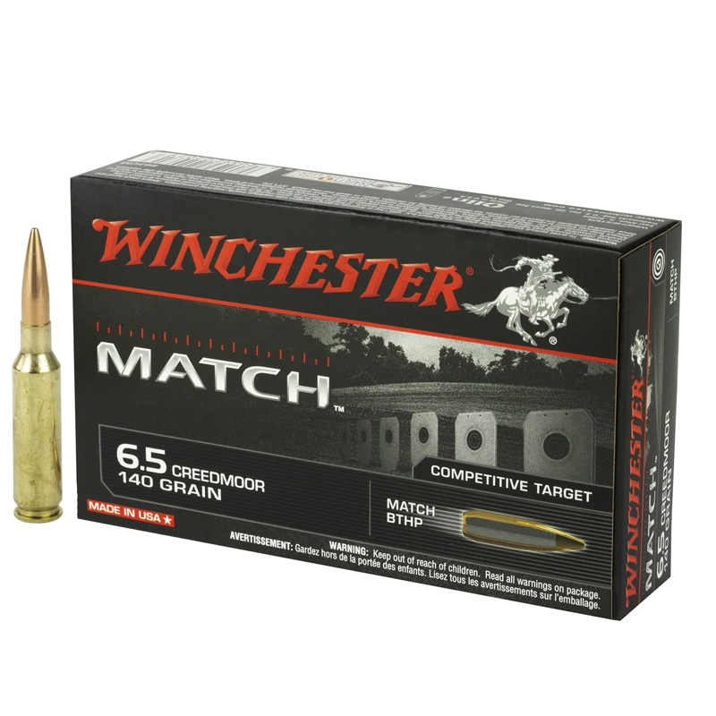 WINCHESTER MATCH COMPETITIVE TARGET 6.5 CREEDMOOR 140GR BTHP